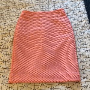 J Crew pastel (Valentino) pink pencil skirt